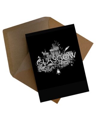 GLASGOW LANDMARKS Scottish Greetings Card