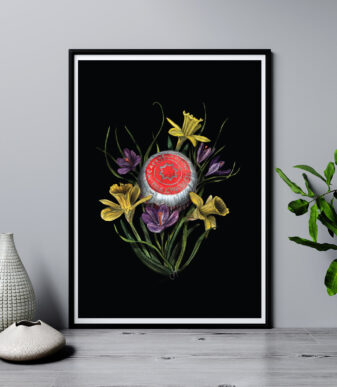 TEACAKE Scottish Art Print