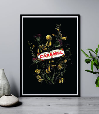 CARAMEL WAFER Scottish Art Print