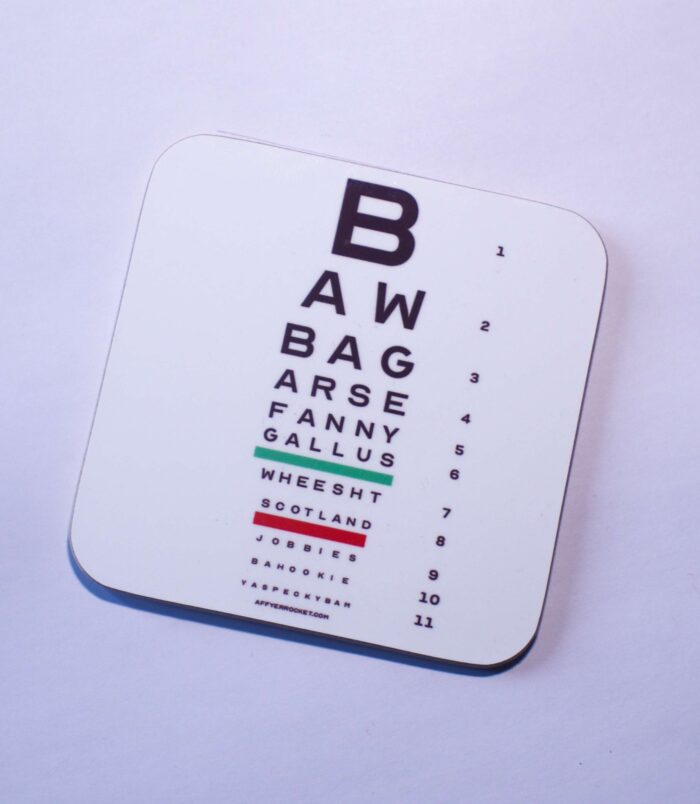 Scottish Eye Test Funny Scottish Gift