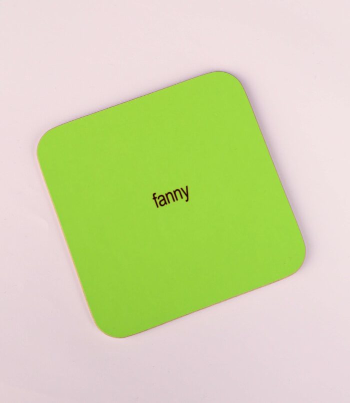 Brat Summer FANNY Scottish Coaster by Aff Yer Rocket Scottish Gifts