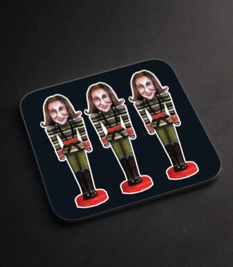 HOOLIE Nutcrackers Scottish Christmas Coaster