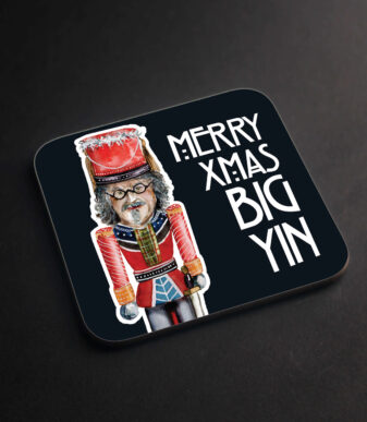 Merry Xmas Big Yin Scottish Christmas Coaster