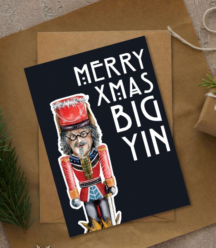 Merry Christmas Big Yin Billy Connolly Scottish Christmas Card Merry Christmas Big Yin Billy Connolly Scottish Christmas Card