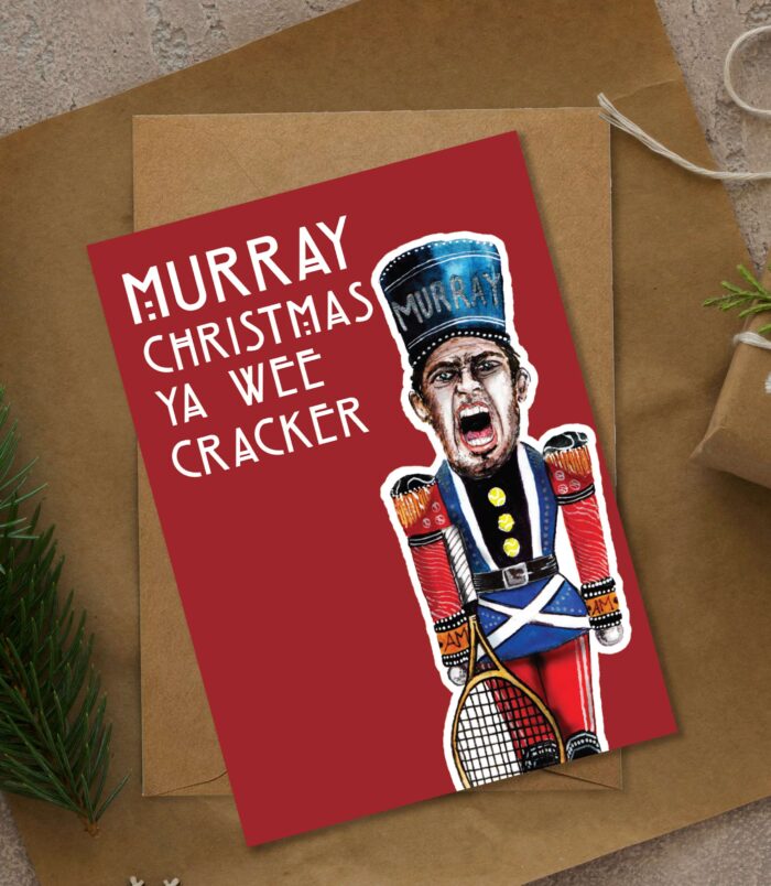 Murray Christmas Ya Wee Cracker Andy Murray Scottish Chrismtas Card Murray Christmas Ya Wee Cracker Andy Murray Scottish Chrismtas Card