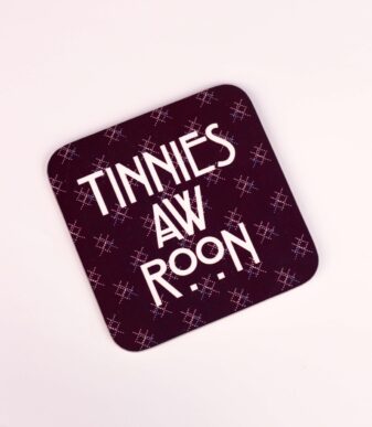 TINNIES AW ROON Scottish Train Coaster