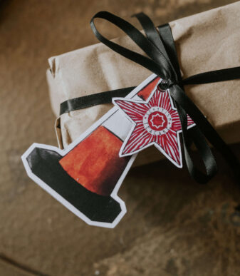 Glasgow Cone & Scottish Teacake Star Gift Tags/Charms